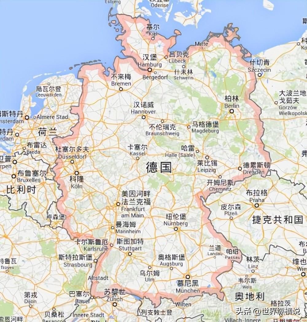 两次世界大战德国失去的领土