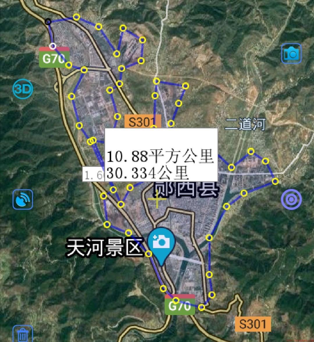 湖北省十堰市3区4县1市城区面积排名
