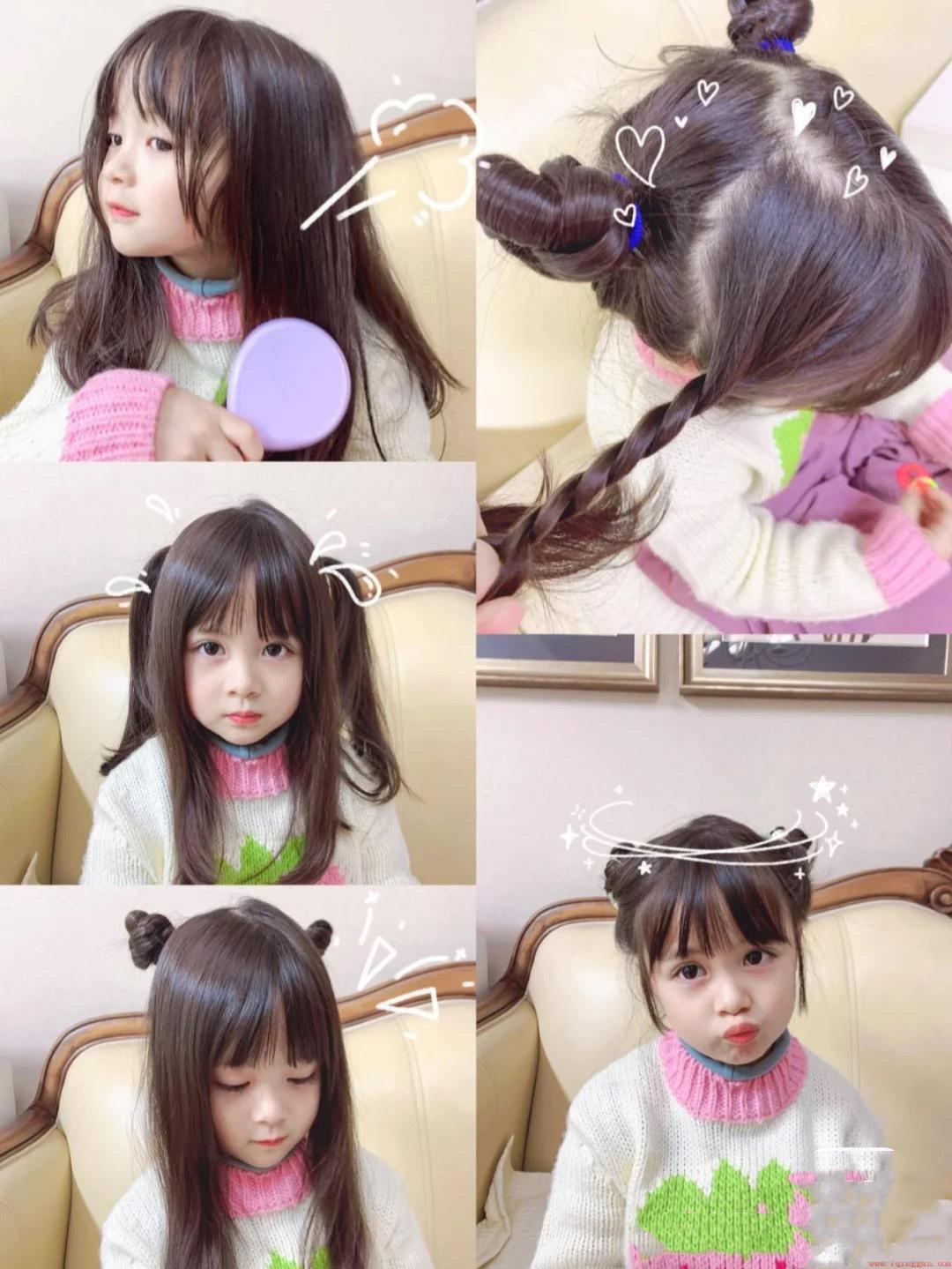 小女孩适合扎什么发型简单又甜美