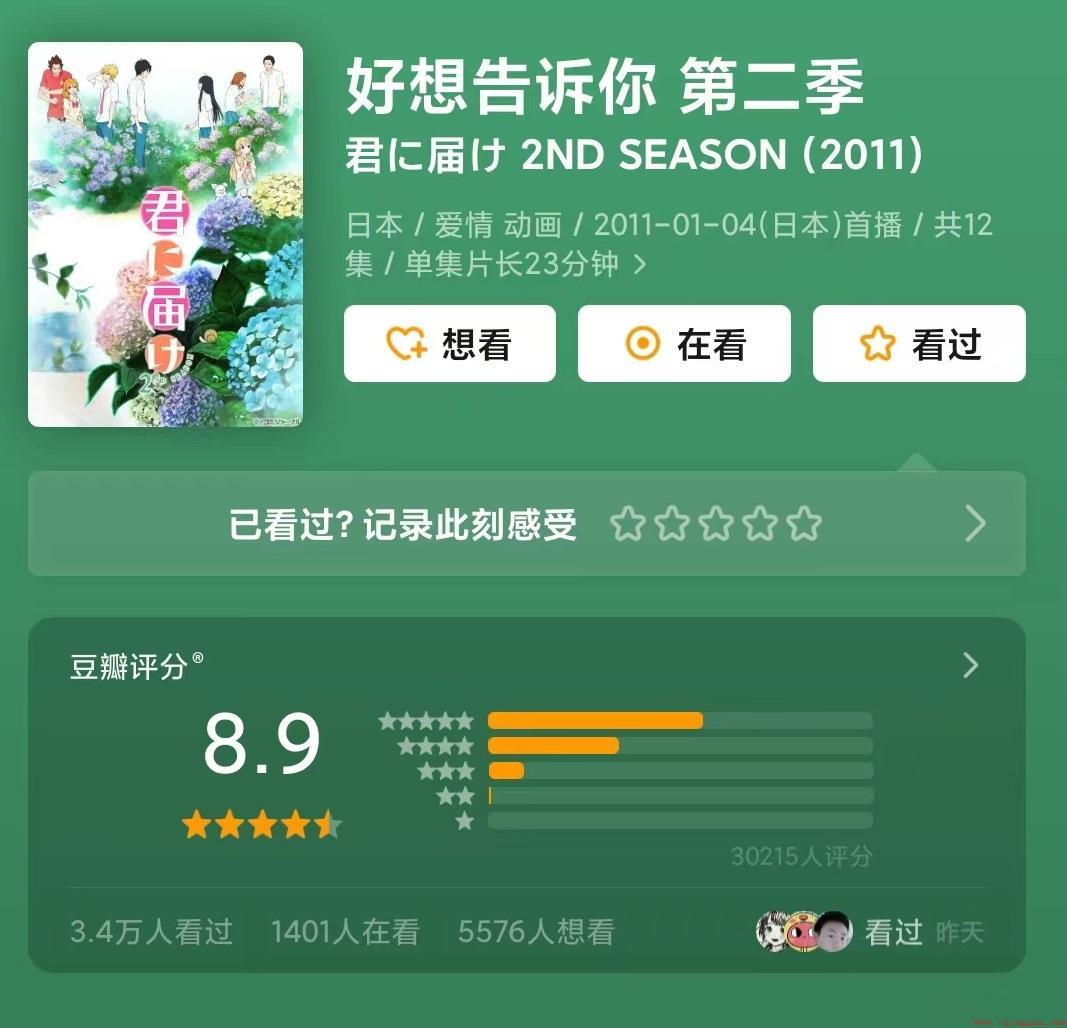 好看的恋爱番剧高分排行