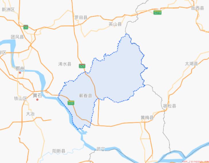 湖北省黄冈市蕲春建县历史超2200年