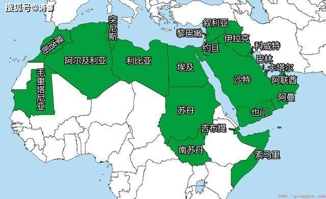 阿拉伯国家有哪些国家组成