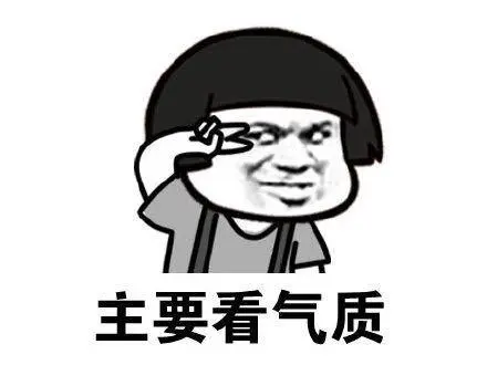 主要看气质是什么意思