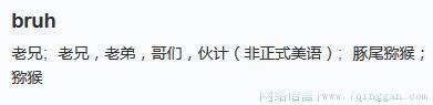 bruh是什么意思网络用语