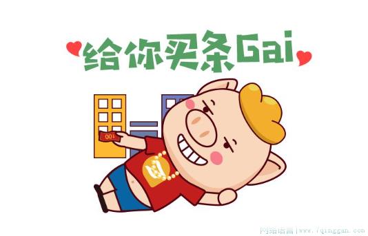 只要你乖给你买条gai是什么意思