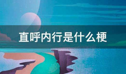 直呼内行是什么意思