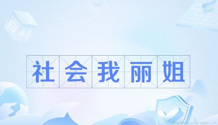 社会我丽姐是什么意思