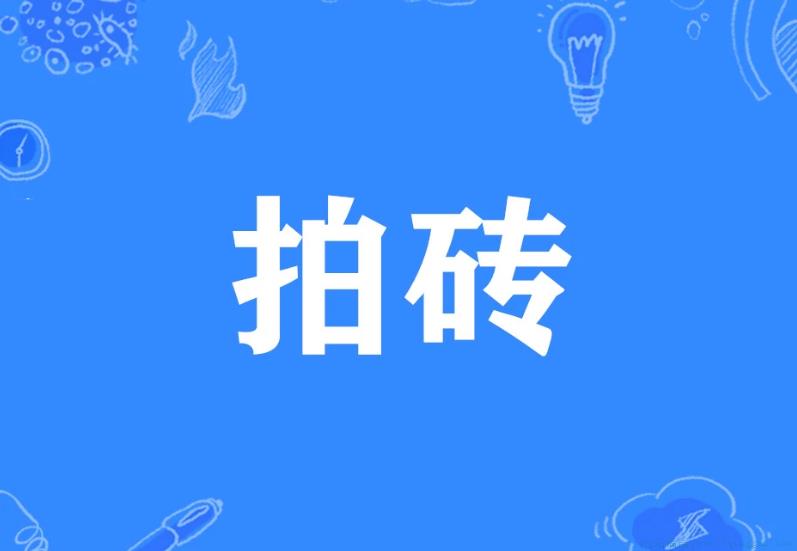 拍砖是什么意思
