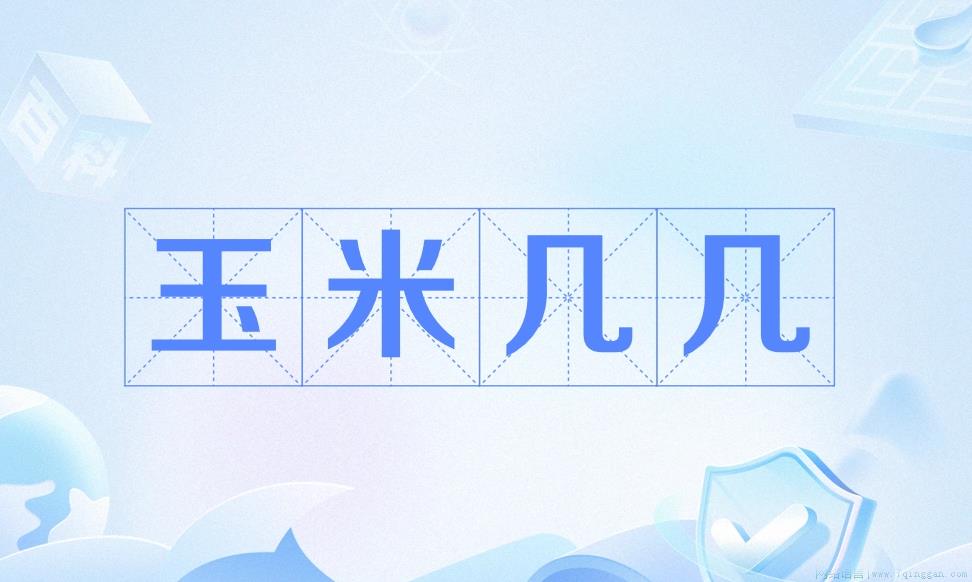 玉米几几是什么意思