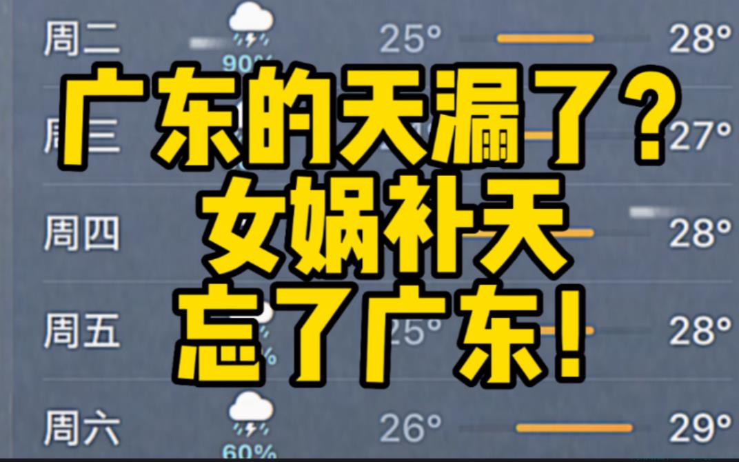天要下漏了