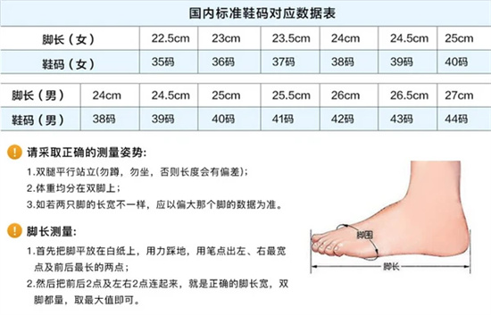 255是多少码的鞋子
