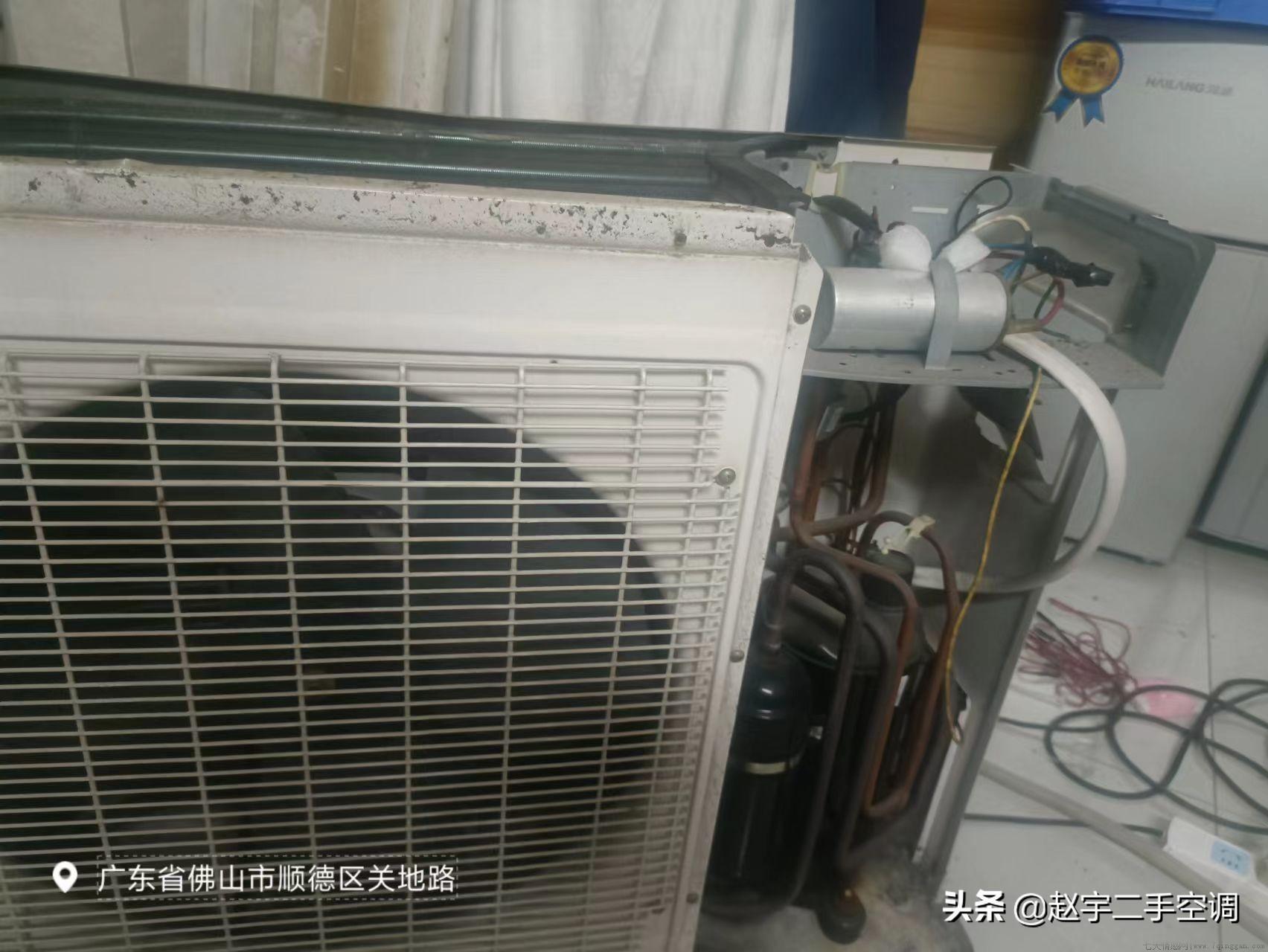 海尔空调外机不转内机有风吹不制冷原因及维修方法