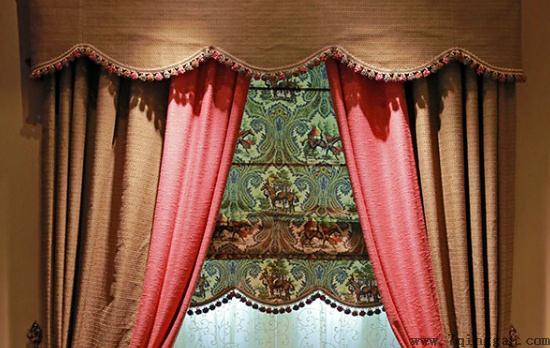 中式窗帘如何搭配？