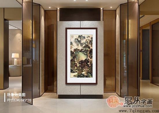 酒店走廊适合挂什么画 事实证明用山水画撑场面