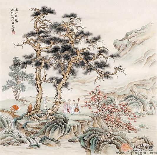 酒店走廊适合挂什么画 事实证明用山水画撑场面