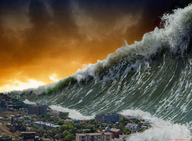 海啸所产生的浪高取决于什么东西
